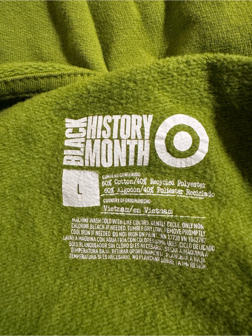 Target Black History Month Green Crewneck Sweatshirt